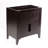Brescia 30 " W Freestanding Standard Free Standing 1 Single Vanity Bathroom Vanity With Ceramic Top
