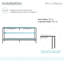 Ensemble de meuble-lavabo double 70,87 po Pierre