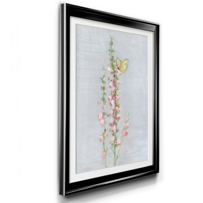 Foxglove Garden II - Cadre photo, reproduction d'art sur papier