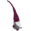 Décoration de Noël 18 "gnome debout rose et gris
