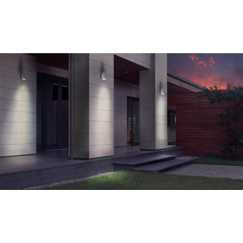Juliette Outdoor Flush Mount, White
