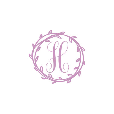 Décalcomanie murale monogramme initial Klar