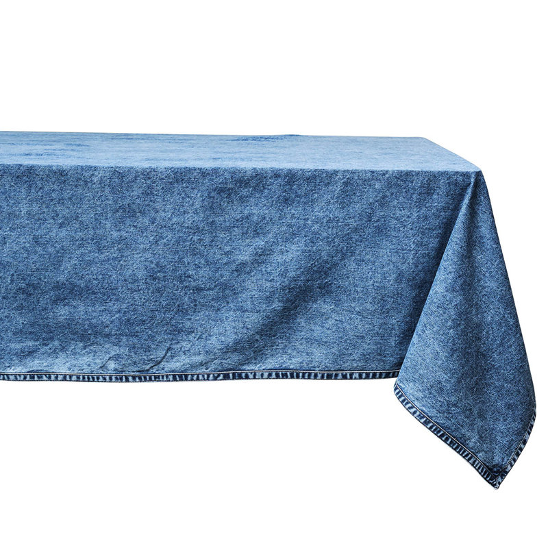Denim 60" x 120" Tablecloth - Blue, 120" L x 60" W