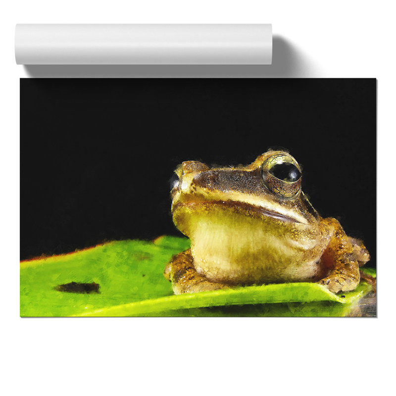 Frog Painting - Frameless Print, 30cm H x 42cm W x 0.1cm D