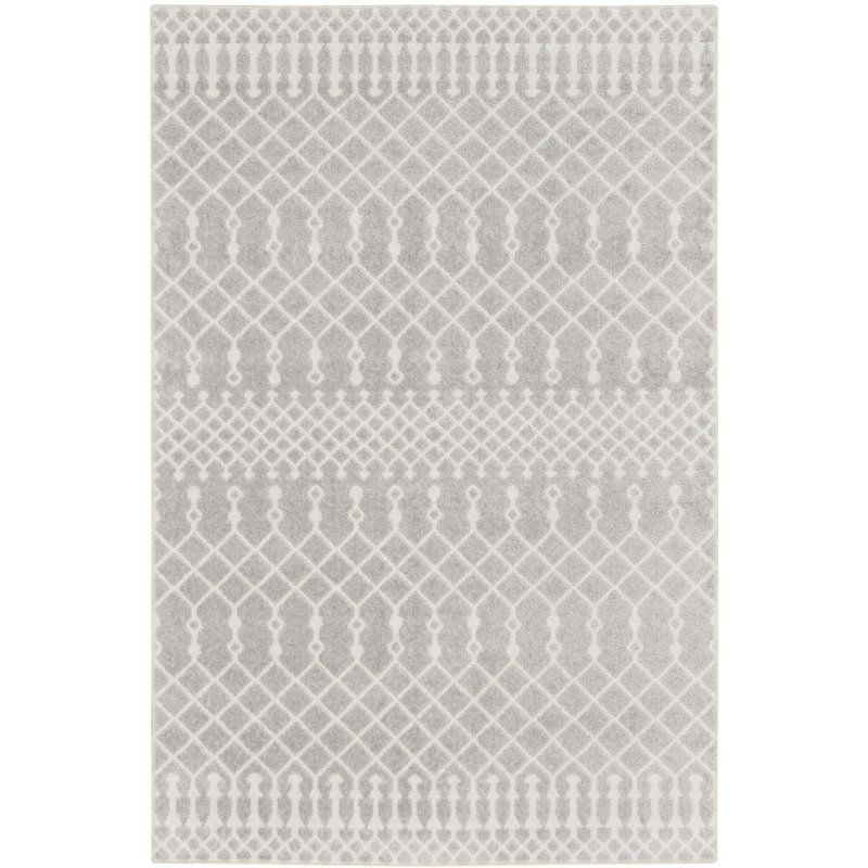 Tapis gris Athalla, Rectangle 3 pi 3 po x 5 pi