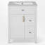 Meuble-lavabo simple 24 po avec plateau en céramique-313447090