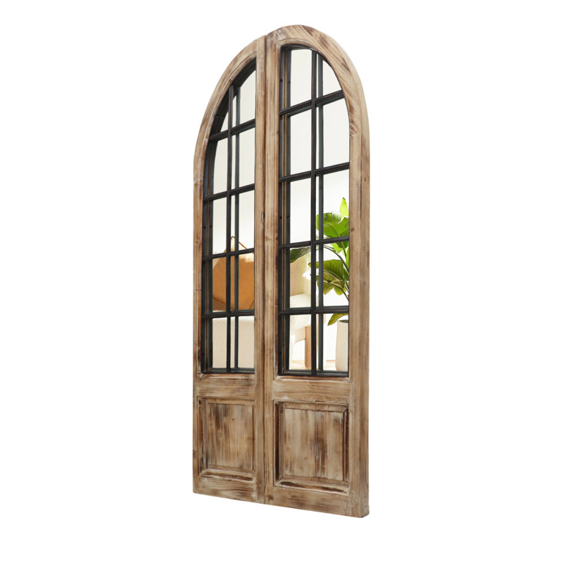 Farmhouse Window Pane Mirror,Set of 2