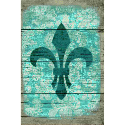 Fleur bleue - impression sur toile tendue