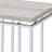 Natural Oak & Chrome Finish End Table