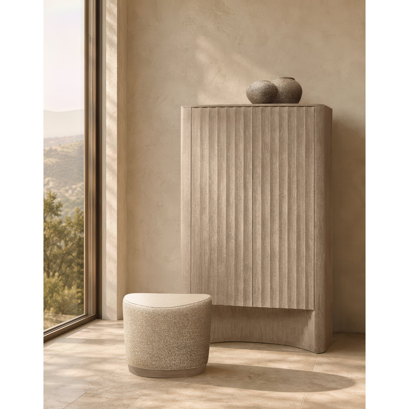 Loggia Solid Wood Bar Cabinet