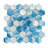 Eterna Hexx 2" x 2" Glass Mosaic Floor and Wall Tile-108486575