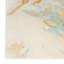 Tapis en viscose touffeté à la main à motif abstrait en jaune / blanc-87183779