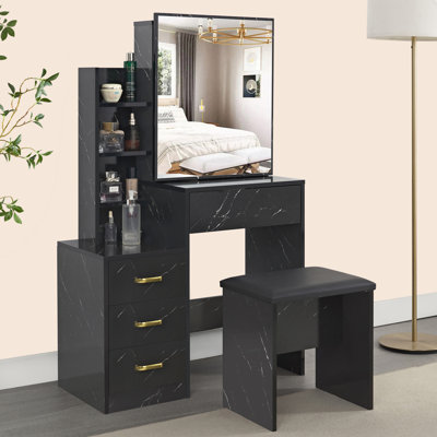 Barranca Dressing Table with Sliding Mirror