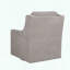 Curved Armrest Swivel Chair with High-Density Foam