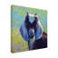 Art mural sur toile tendue - art mural «Jester» Rita Kirkman pour le salon, la chambre à coucher ou le bureau - 35 x 35