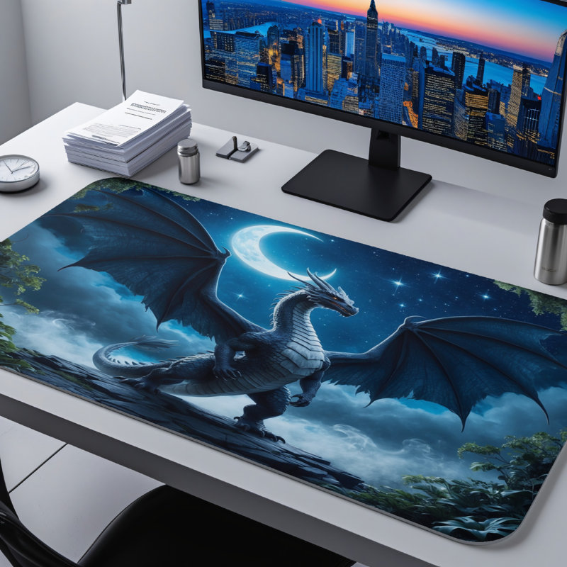 Polyester Desk Pad, 23.6x13.8