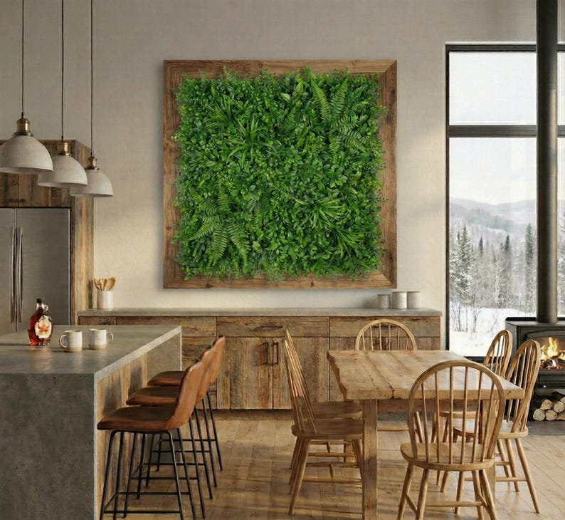 Wall Decor on Plastic, 2 Piece Set