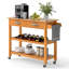 Solid Wood Bar Cart