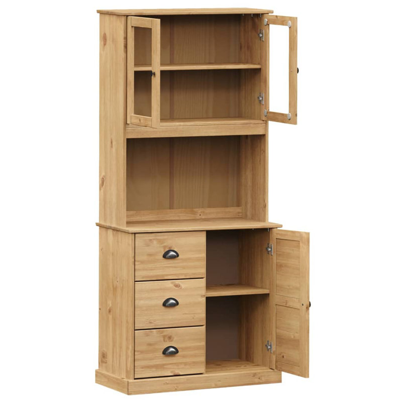 Jetmore 175cm Kitchen Pantry, Brown