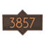 Hampton Modern Personalized 1-Line Wall Address Plaque-102720737-102720742