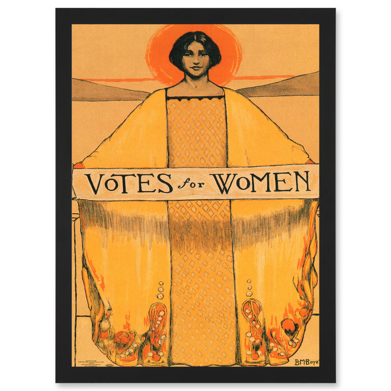 Votes For Women Suffrage 19th Amendment Vintage - Single Picture Frame Art Prints