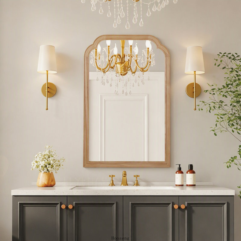Miroir mural 20 po x 30 po, 30" H x 20" W, Natural Wood