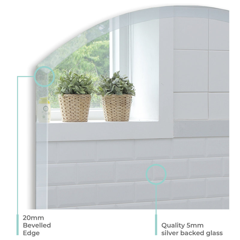 Seeman Arch Wall Mirror, 60cm x 45cm