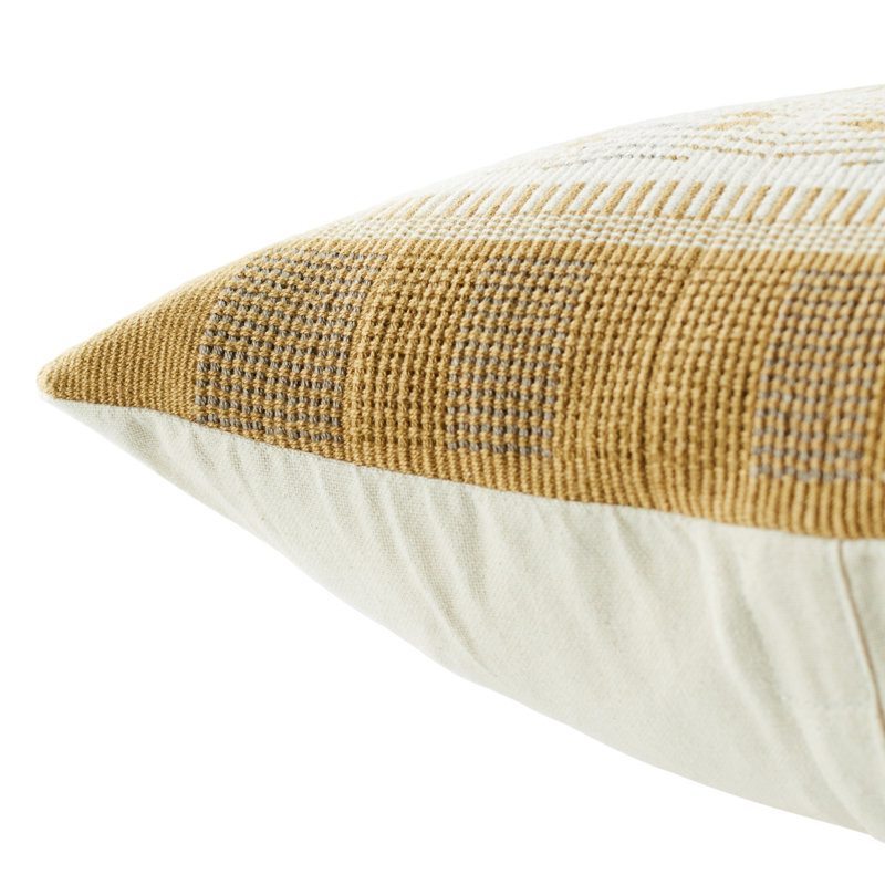 Housse de coussin carré 100% coton Nagaland, Housse de coussin seulement - sans coussin