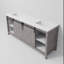 Plateau de meuble-lavabo double l 80 po x P 22 po Marsyas-247337213-172310157