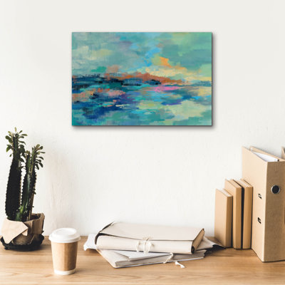 «Summer Seaside» par Silvia Vassileva - peinture sur toile tendue
