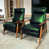 Metallic Dusky Sage Emerald Leather est en rupture de stock
