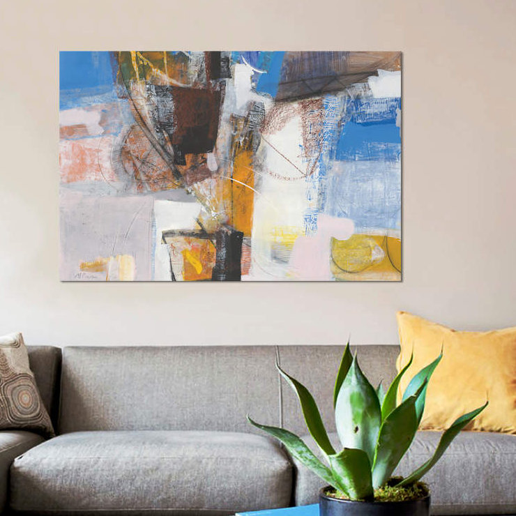 « vacanze », reproduction sur toile, H 18 po x l 26 po x P 1,5 po