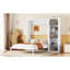Lit escamotable double pleine grandeur avec tablettes-1173683183