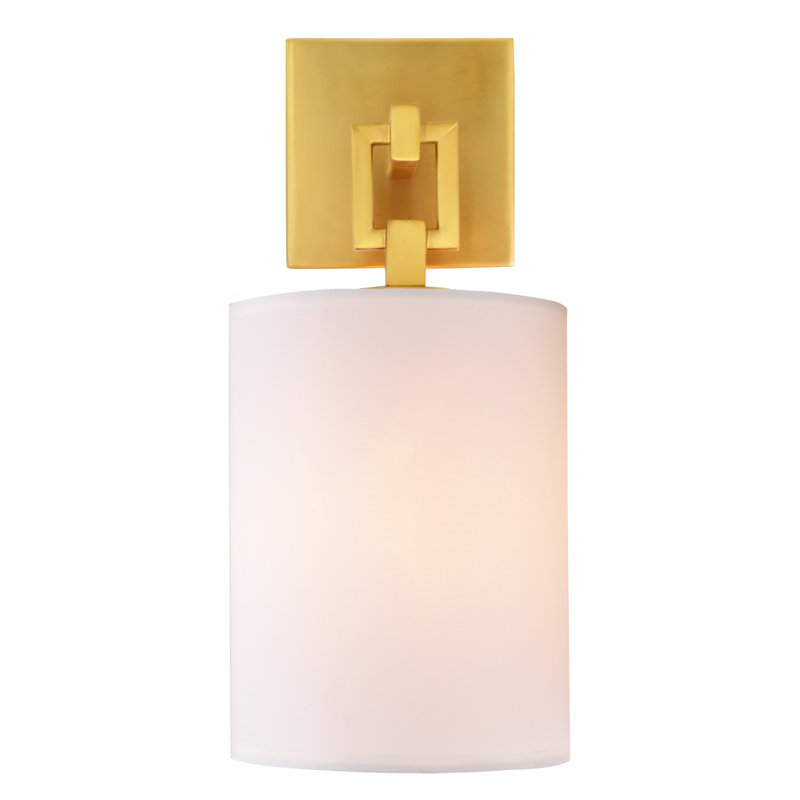 Apputhurai Armed Sconce, Satin Brass
