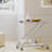 BAR CART, Iron Base & Tempered Glass