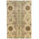 Wool Floral Area Rug in Green