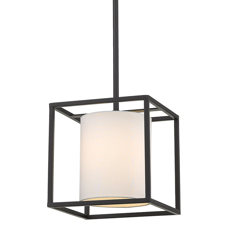 Luminaire suspendu carré à 1 lumière Hodder