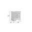 Table de chevet 2 tiroirs Blaze-1002156158