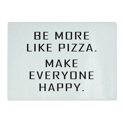 Like Pizza Typography Chopping Board