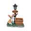 Statue de jardinière chien Chihuahua assis