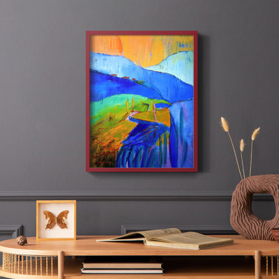 Fertile Dreams I, reproduction encadrée - bois massif