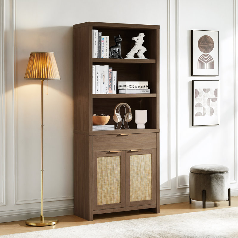 Bibliothèque de rangement Dearbhaile, Noyer spécial