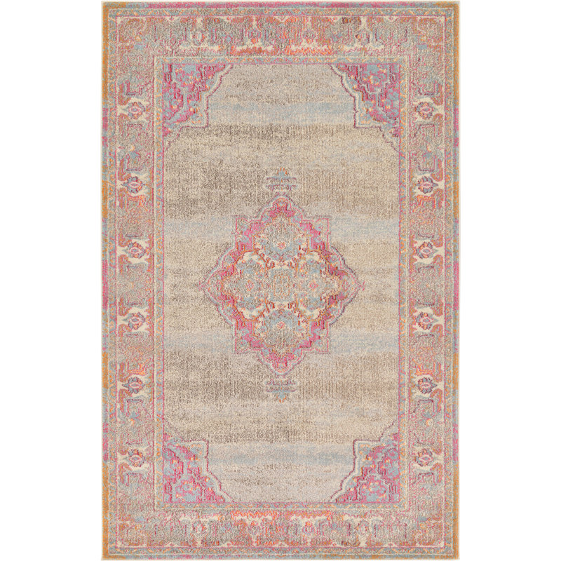 Tapis oriental oriental clair, Rectangle 10 pi 6 po x 16 pi 5 po