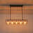 5-Light Dimmable Rectangle Kitchen Island Chandelier-162394468