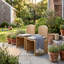 Chaise de patio en rotin