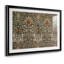 Motif floral symétrique (souci probablement africain ou similaire) - William Morris - reproduction encadrée avec passe-partout et verre - c. 1876-652133724-652133718-652133699