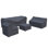 Bhairavi Rattan Sectional Seating Group Cover