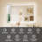 Frontlit and Backlit LED Bathroom vantiy Mirror,3 Color Dimmable Light & Anti-fog Tempered Glass mirror-342061845-342061844
