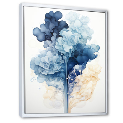 Ethereal Blue Watercolor Bliss - Print on Canvas