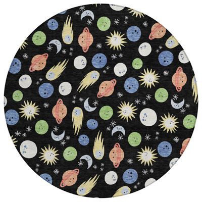 Machine Washable Indoor/Outdoor Chantille ACN2581 Kids Rug